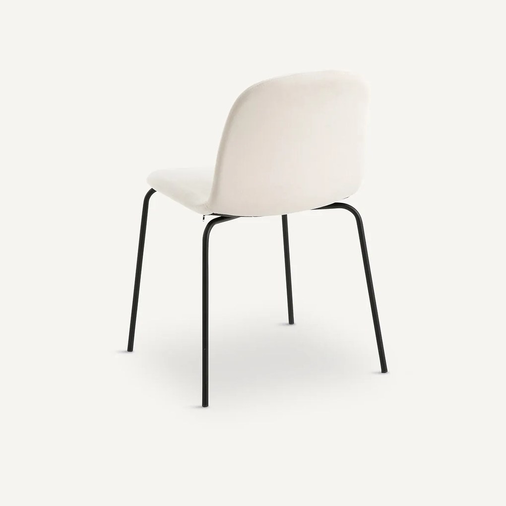 Stoel in fluweel Tibby