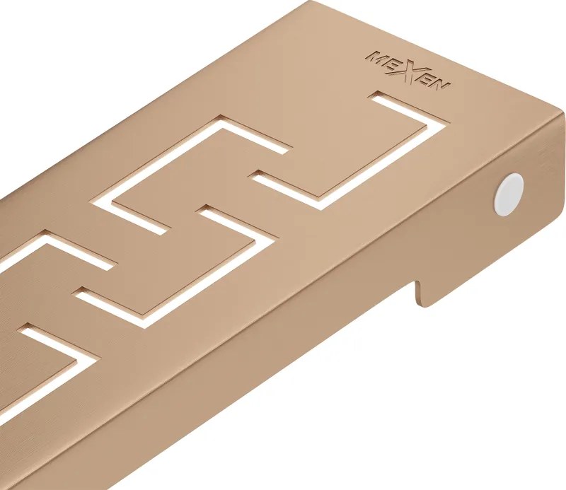 Mexen Flat M15 afdekplaat voor lineaire afvoer 90 cm, geborsteld koper - 1C24090