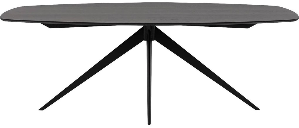 Goossens Excellent Eettafel Uniek, Semi ovaal 240 x 120 cm