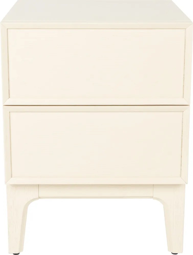 Zuiver June Design Nachtkastje Beige Hout - 45x45x60cm.