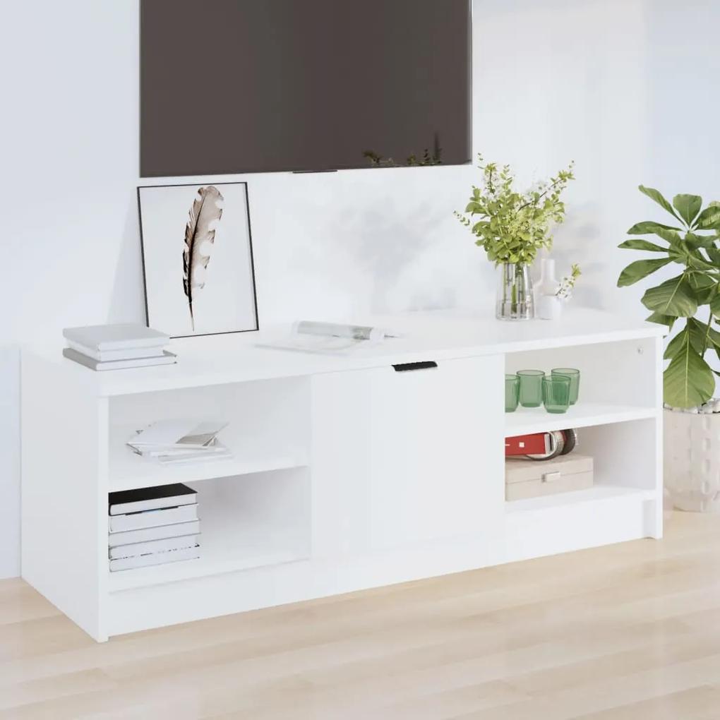 vidaXL Tv-meubel 102x35,5x36,5 cm bewerkt hout wit