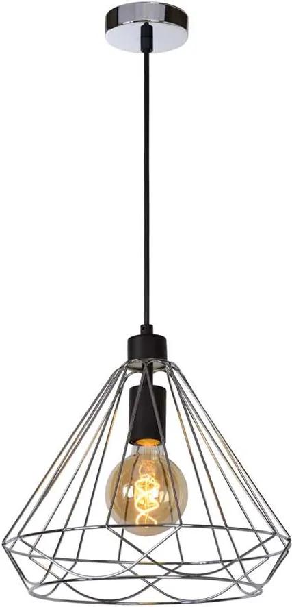 Lucide hanglamp Kyara 32 cm - chroom - Leen Bakker