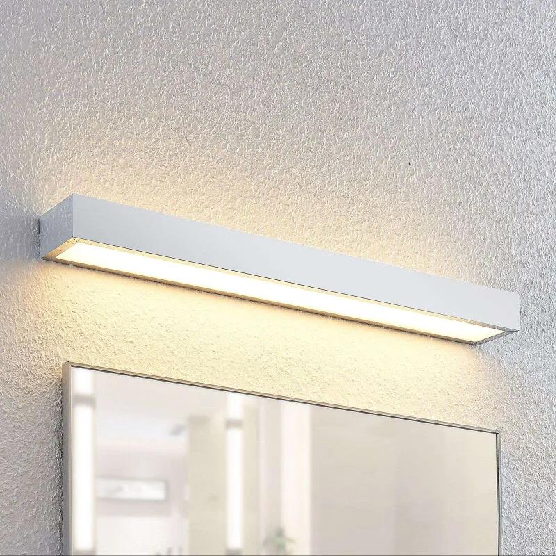 Layan LED badkamer wandlamp, chroom, 60 cm