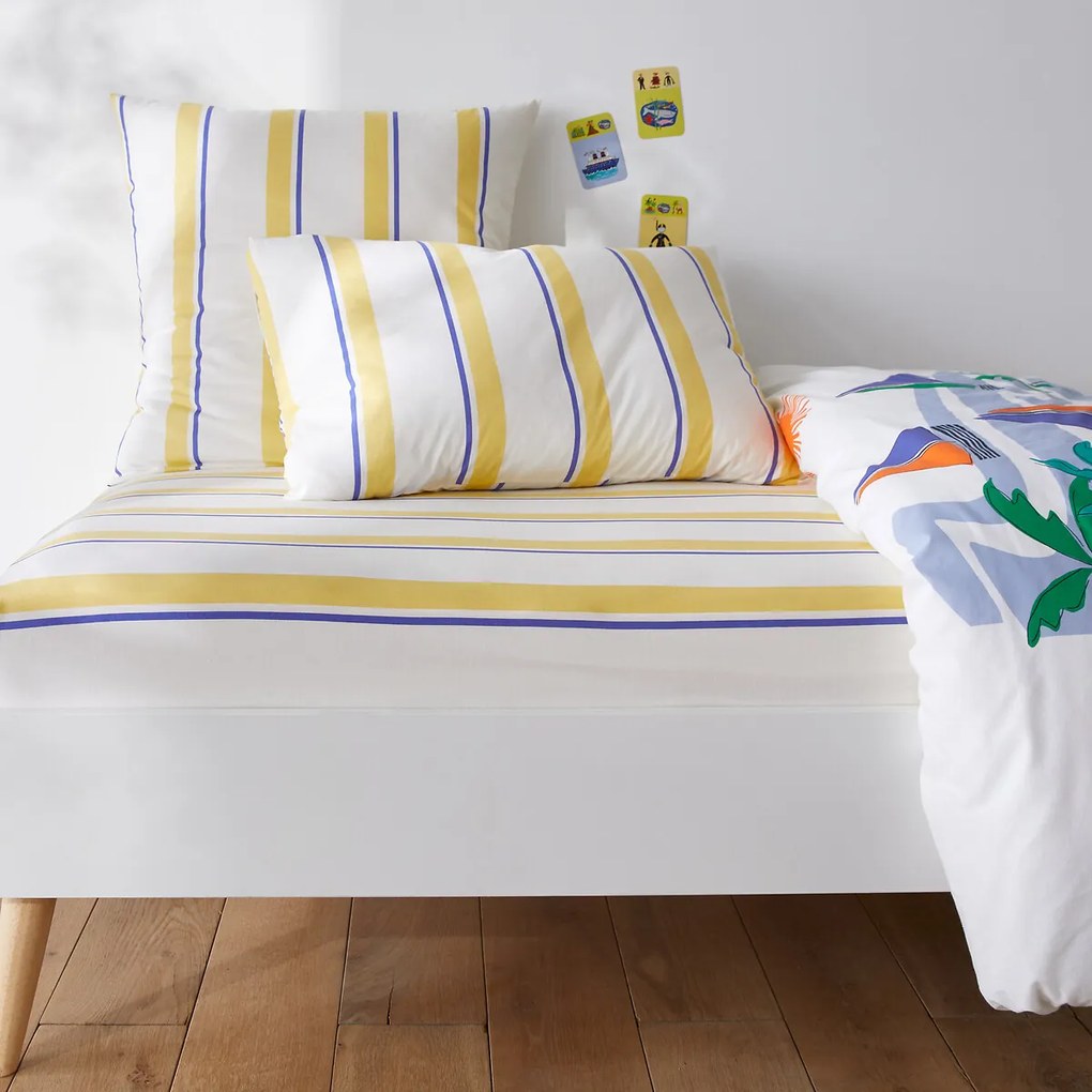 Hoeslaken voor kinderbed, gewassen katoen, omslag 25 cm, Labhar