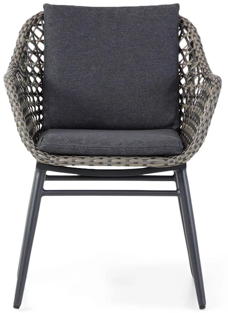 Tuinstoel Wicker Taupe-naturel-bruin Lifestyle Garden Furniture Dolphin  mixed black/taupe