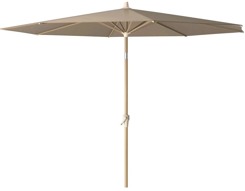 Platinum Riva stokparasol 3 m. rond - Teak Taupe - Op=Op