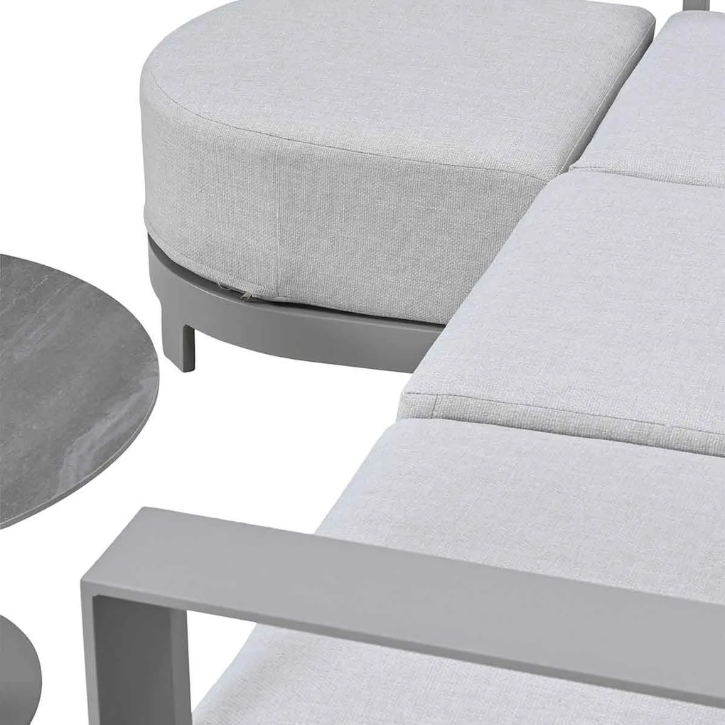 Garden Impressions Malakka loungeset 3-delig chaise longue - taupe