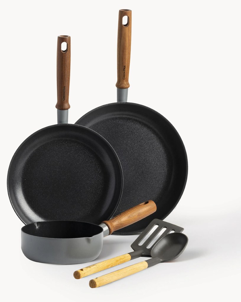 Kookset Mayflower Pro met antiaanbaklaag, 5-delig