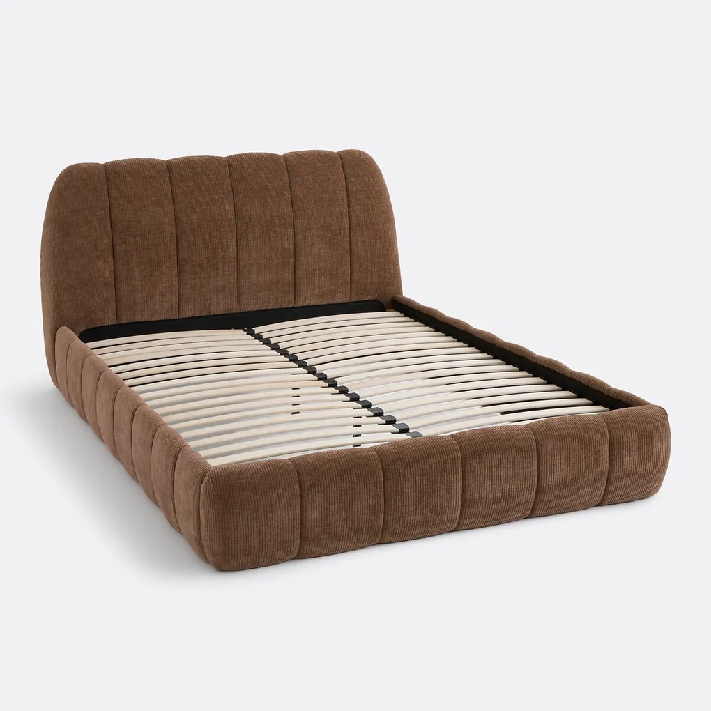 Gestoffeerd bed met lattenbodem, Nuria
