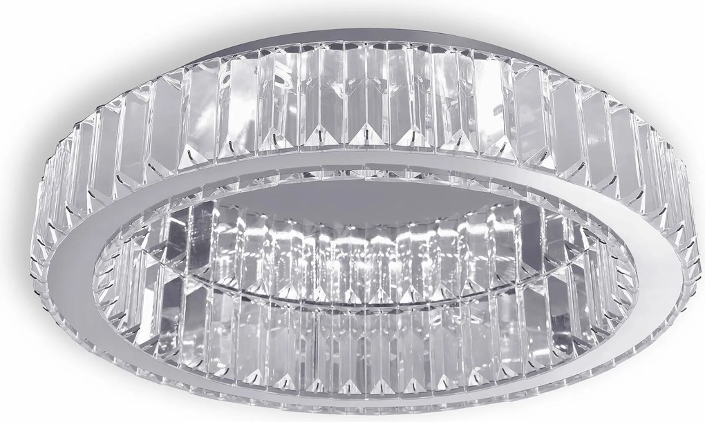 Kristallen plafondlamp APP1744-C 50 cm Chroom