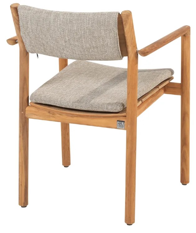 4 Seasons Outdoor Levi teakhouten stapelstoel SALE Tuinstoel houtkleur weerbestendig
