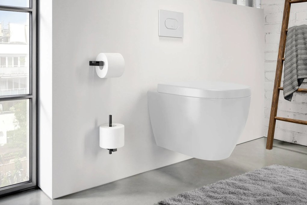ZACK Carvo reserverolhouder 2,3x10x19,5cm zwart