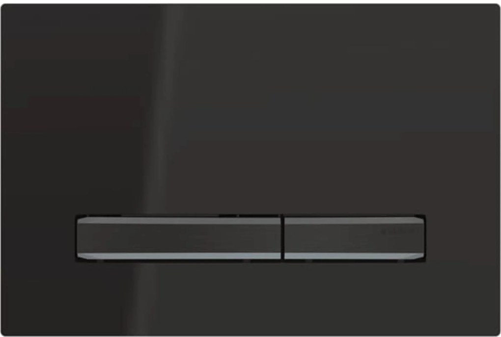 Geberit Sigma 50 bedieningspaneel zwart/zwart chroom voor Sigma reservoirs 8cm (UP720) en 12cm (UP320)