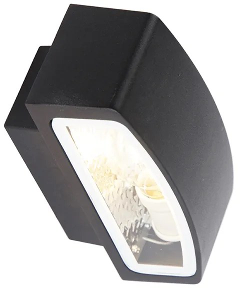 Moderne buiten wandlamp zwart IP44 - Latina