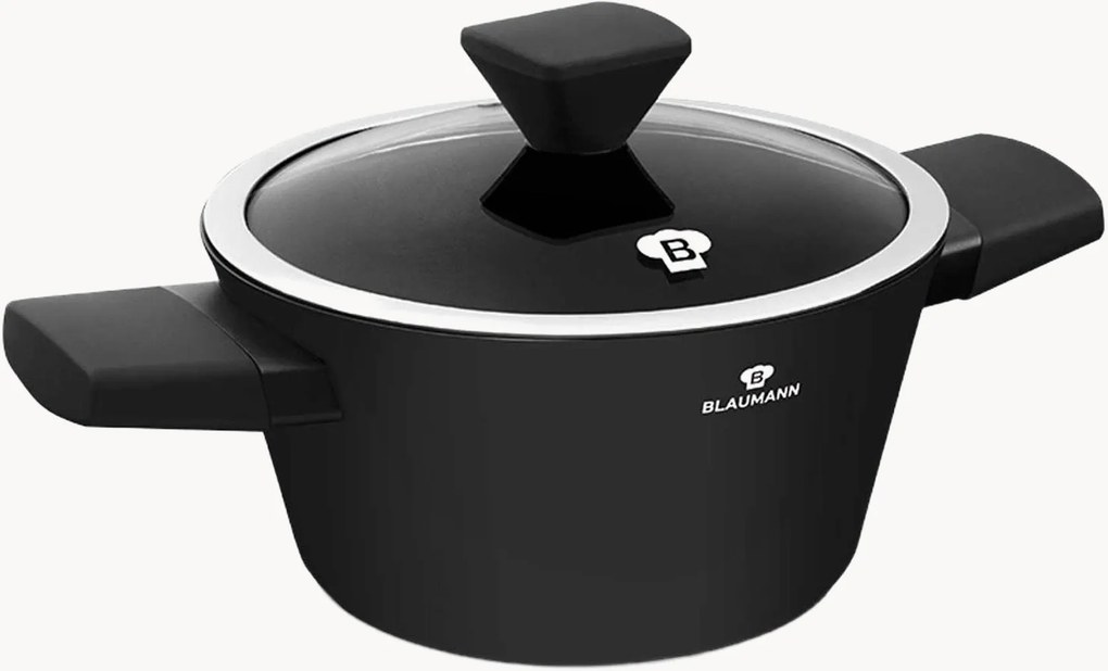 Braadpan Matte Black met deksel