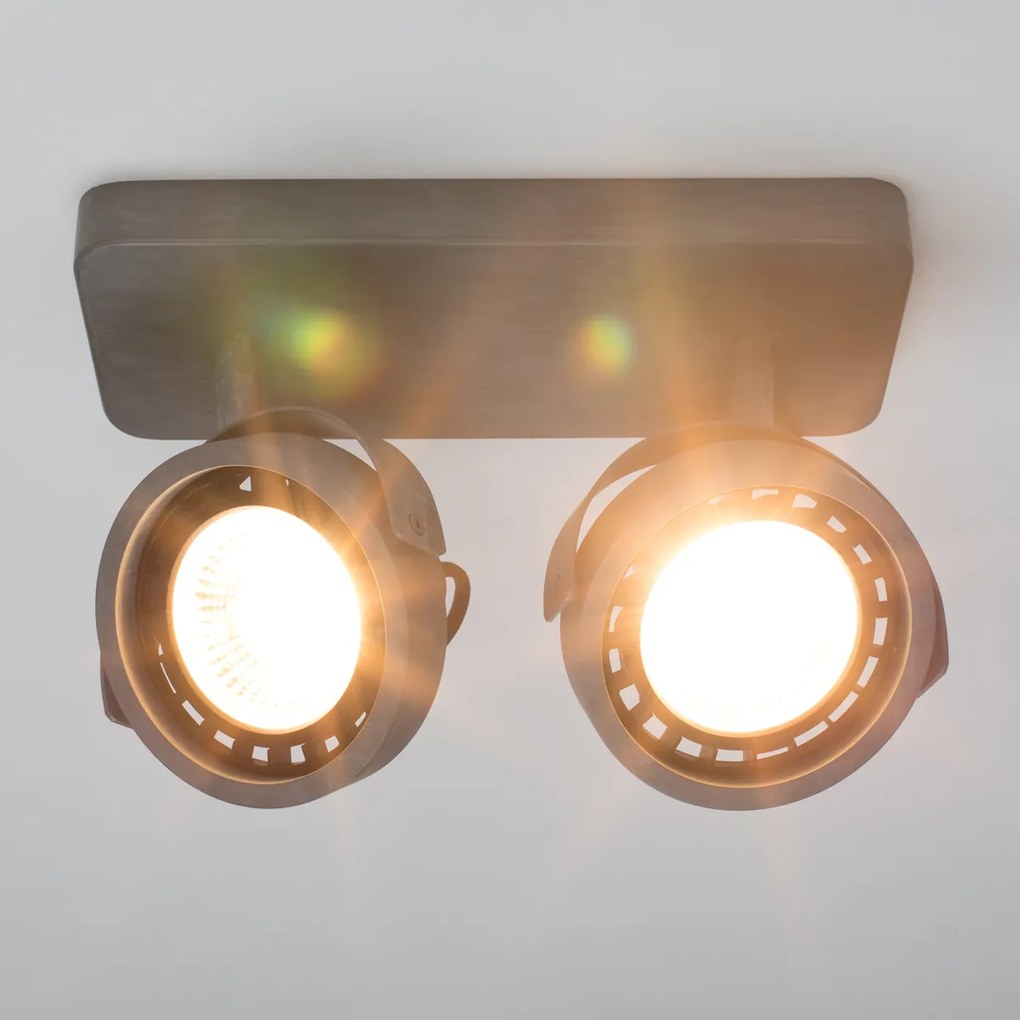 Zuiver Dice-2 DTW Dubbele LED Spot Grijs