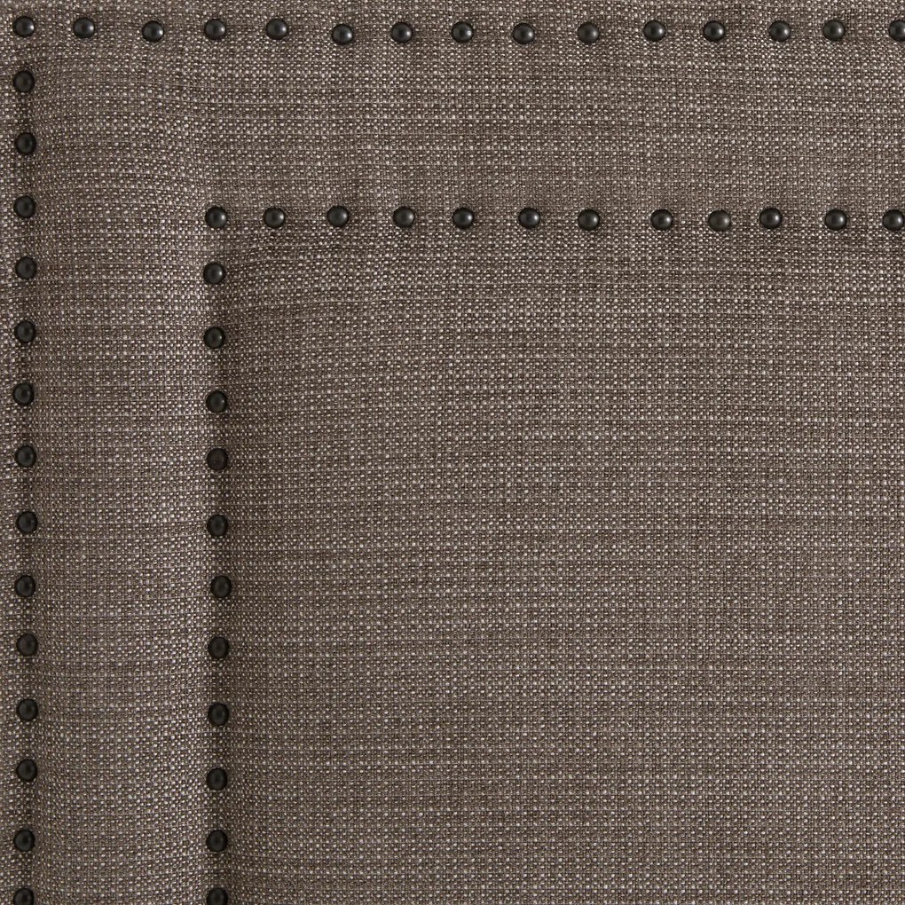 Hoofdbord met studs en mêleestof H120 cm, Kardly