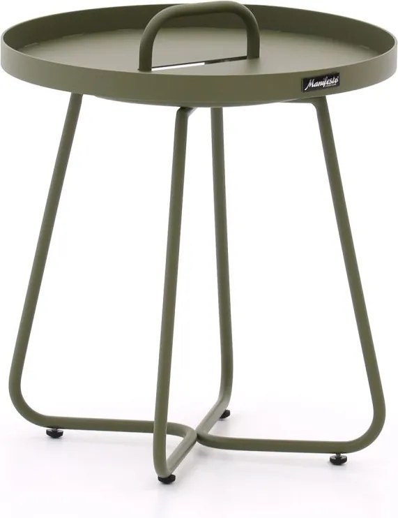 Bijzettafel tuin Manifesto  | Rond  | Tuintafel Aluminium | Ø50cm | Kees Smit Tuinmeubelen