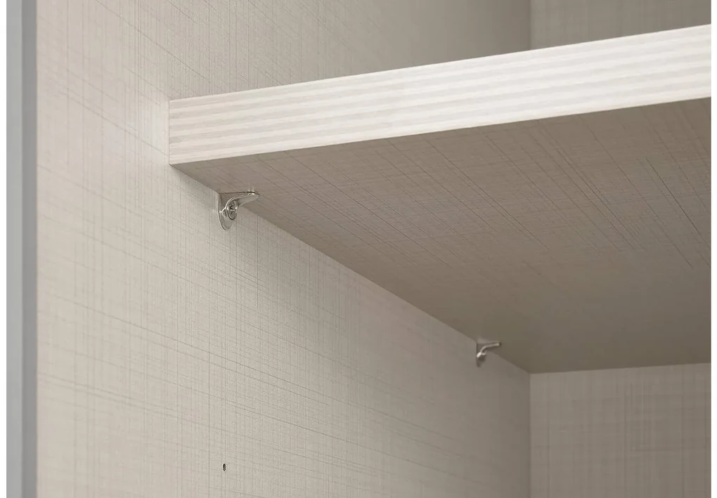 Goossens Kledingkast Big Choice Type 01 163, Slaapkamerkast 280 cm breed, 222 cm hoog, 3 glas schuifdeuren