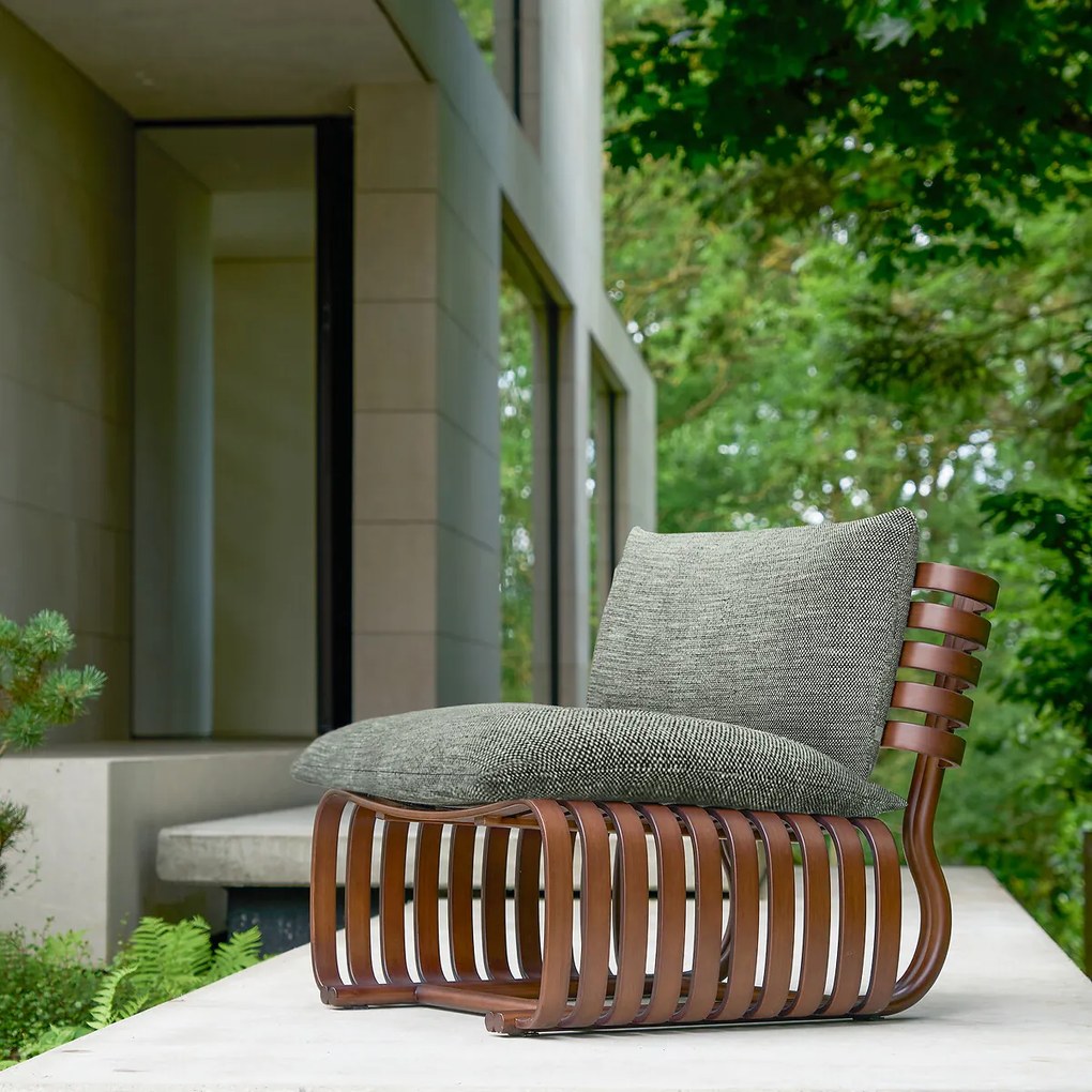 Bamboe fauteuil Zhao, ontwerp Emmanuel Gallina