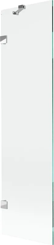 Mexen Lunar badwand 1-delig 50 x 150 cm, transparant, chroom - 897-050-000-01-00