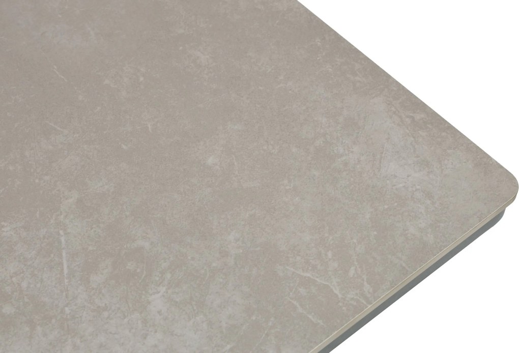 Tuintafel vierkant  90 x 90 cm  Grijs   Tivano in hoogte verstelbare