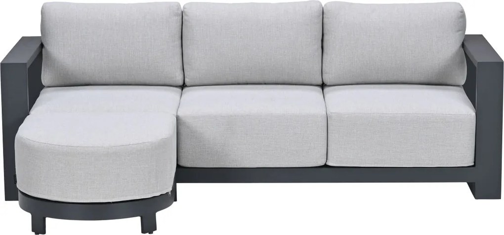Garden Impressions Malakka loungebank chaise longue - donker grijs