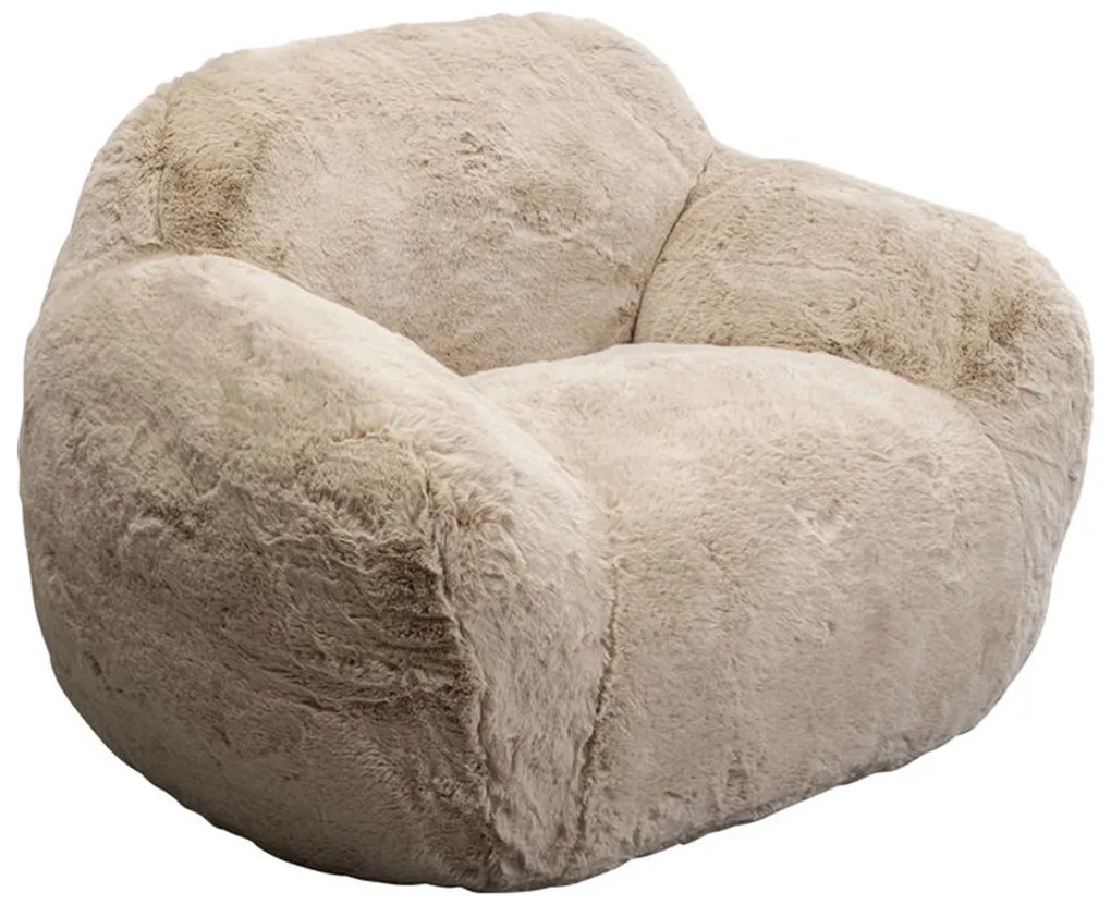 Kare Design Mika Teddy Fauteuil Creme