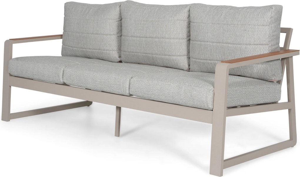 Stoel en Bank Loungeset 7 personen Aluminium Zand/Beige Lifestyle Garden Furniture Sabbia