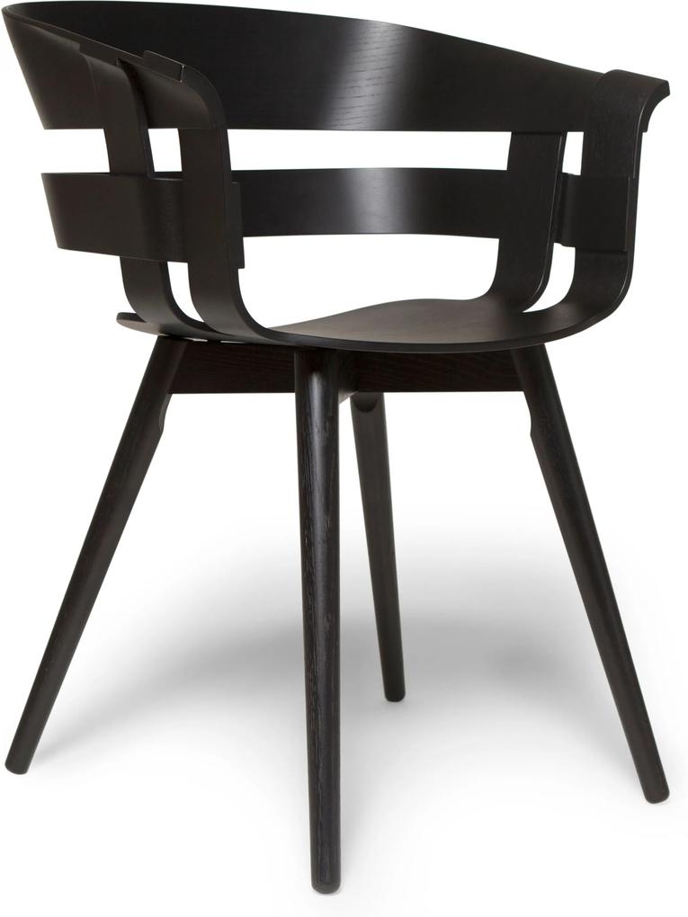Design House Stockholm Wick Wood stoel zwart