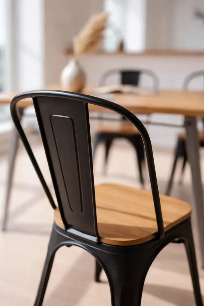 Torix Stoel Natuurlijk Hout