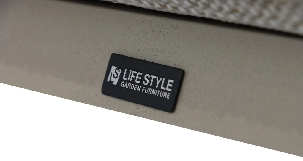 Tuinstoel Aluminium/rope Taupe-naturel-bruin Lifestyle Garden Furniture Verona