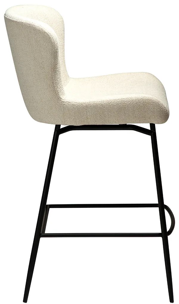 Dan-Form Glam Swivel Draaibare Barstoel Beige Boucle