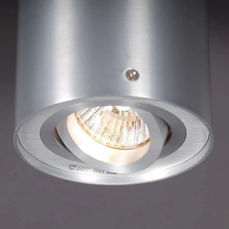 Spot / Opbouwspot / Plafondspot staal draai- en kantelbaar - Rondoo up Design, Modern GU10 Binnenverlichting Lamp