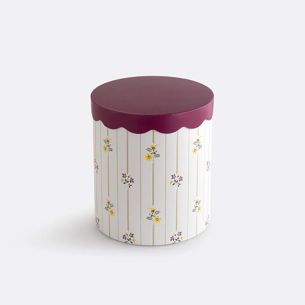 Set van 2 ronde nestkastjes met deksels, RISETTI