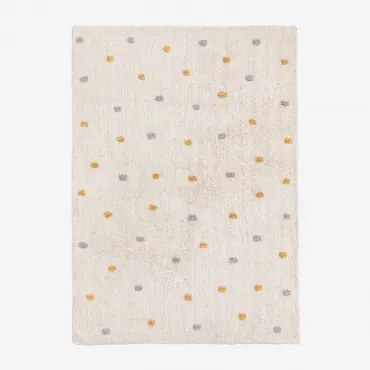 Jankiel Kids Katoenen Vloerkleed 170x125 Cm Geel – Curry - Sklum