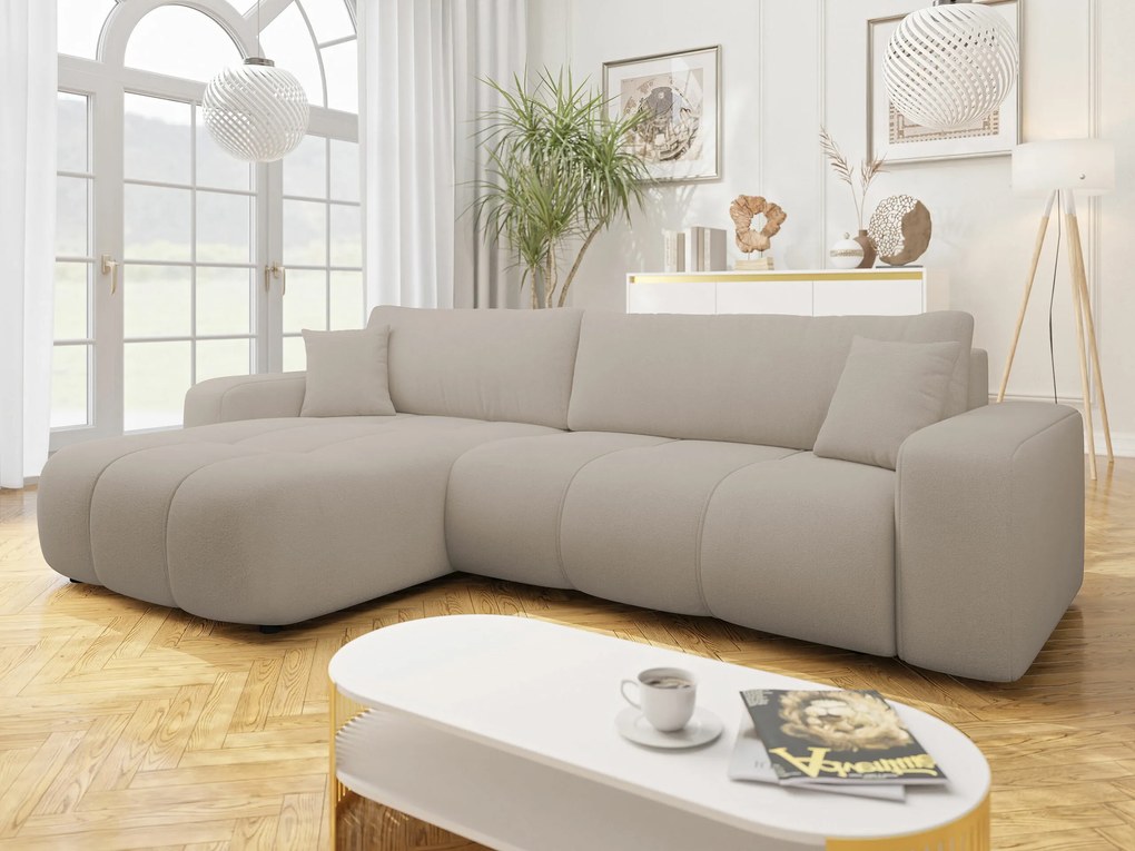 Hoekbank Comfivo Laurus I, Aanwezig, Aanwezig, 274x145x82cm, 109.5 kg, Poten: Kunststof