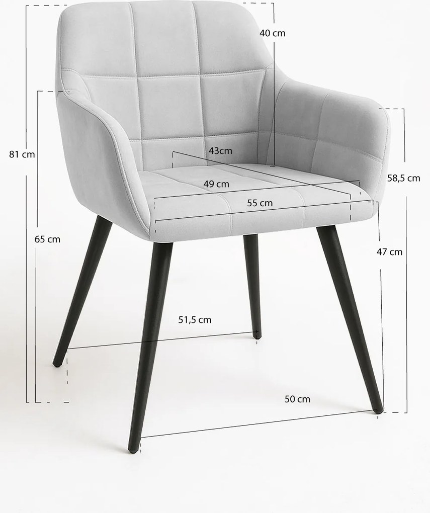 Stoel Mirova Fluweel