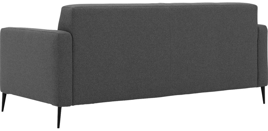 Goossens  Key West grijs, stof, 3-zits, modern design