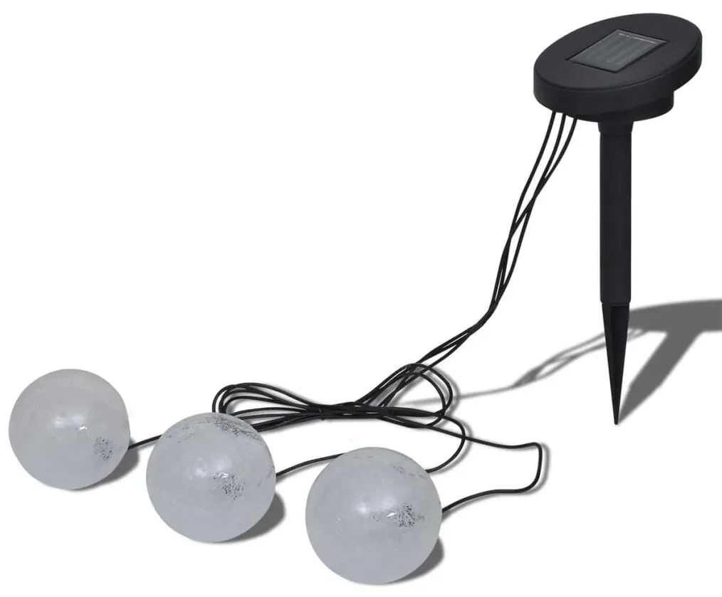vidaXL Vijververlichting drijvende bollen LED