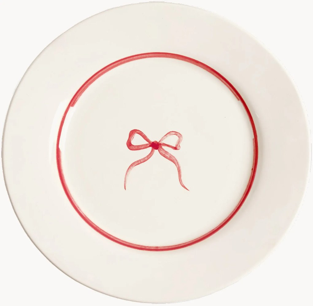 Handbeschilderd ontbijtbord Bow