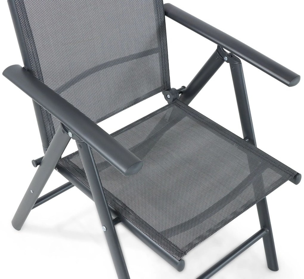 Domani Furniture Manu Standenstoel Aluminium/textileen Grijs