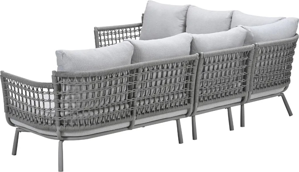 Garden Impressions Maud loungeset hoek 4-delig - taupe