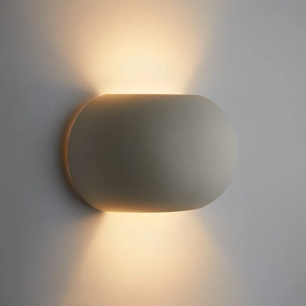 Keramische wandlamp, ODEA