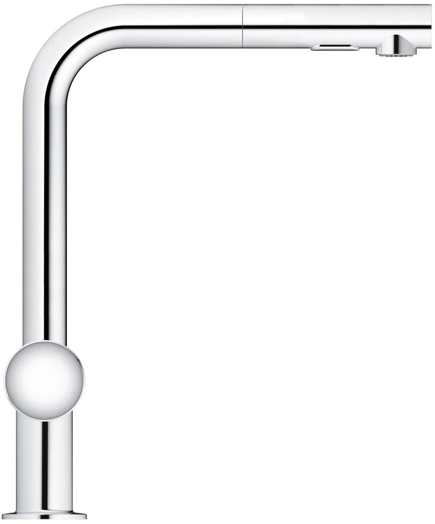 Grohe Minta keukenkraan met uittrekbare dualspray handdouche chroom