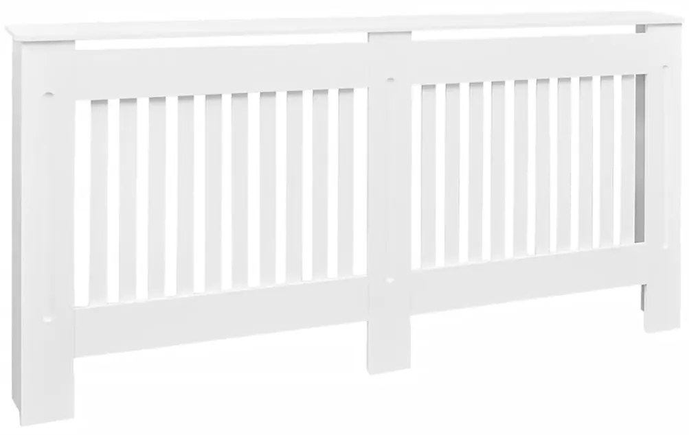 vidaXL Radiatorombouw wit MDF 172 cm
