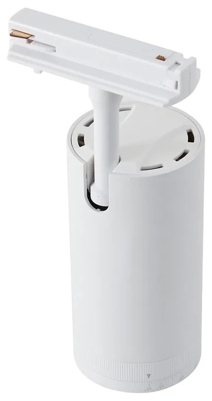 Moderne spot wit voor railsysteem 1-fase incl. LED draai- en kantelbaar - Iconic Zoom