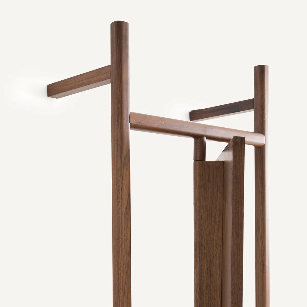 Draaibare spiegel voor dressing in notenhout en fineer Rory