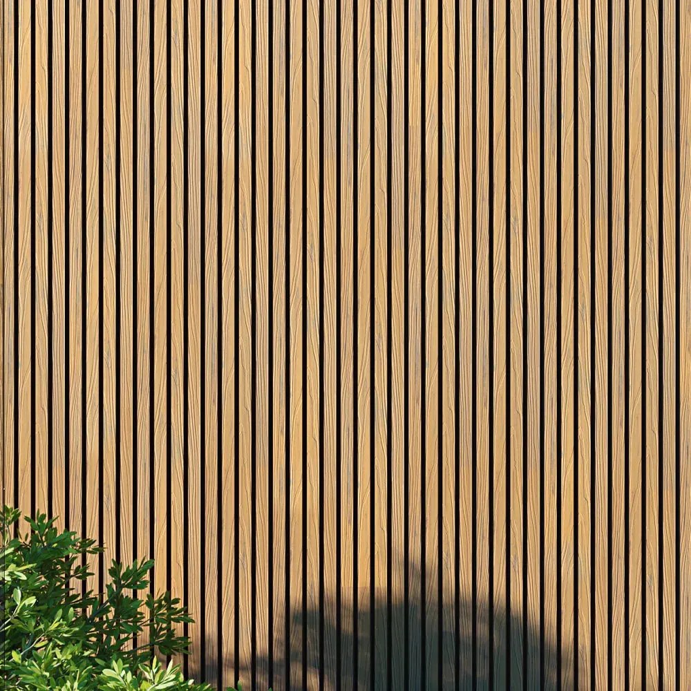 Buitenpanel Berk 290cm | Gevelbekleding | Tuin | 3D Houtnerf