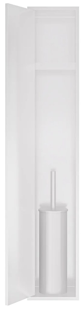 Hotbath &More inbouw toiletborstel en toiletrolhouder wit mat